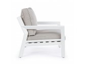 Кресло металлическое с подушками Garden Relax Quentin алюминий, ткань серый Фото 5