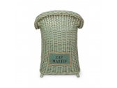 Кресло плетеное с подушкой Garden Relax Martin натуральный ротанг зеленый Фото 4