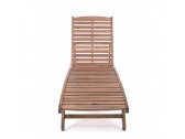 Шезлонг-лежак деревянный Garden Relax Noemi Sunbed акация коричневый Фото 3