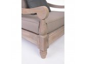Кресло деревянное с подушкой Garden Relax Bali тик, ткань коричневый Фото 6