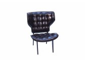 Кресло деревянное мягкое Rest.M.F Mamont Armchair фанера, массив(бук), иск.кожа, ткань коричневый Фото 5