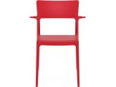 Кресло пластиковое Siesta Contract Plus стеклопластик красный Фото 3