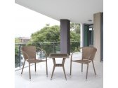 Комплект плетеной мебели Afina T25B/Y137C-W56 Light Brown 2Pcs искусственный ротанг, сталь светло-коричневый Фото 1