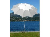 Зонт садовый с поворотной рамой Maffei Flos сталь, дралон серый, белый Фото 1