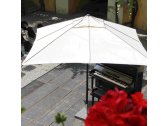 Зонт садовый телескопический Maffei Border TE алюминий, полиэстер слоновая кость Фото 2