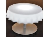 Стол пластиковый светящийся SLIDE Fizzz Lighting металл, полиэтилен белый Фото 3