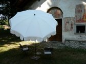 Зонт пляжный Maffei Allegro сталь, полиэстер слоновая кость Фото 1