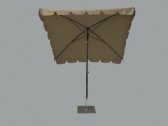Зонт садовый с поворотной рамой Maffei Allegro сталь, полиэстер серо-коричневый Фото 2