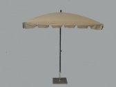 Зонт садовый с поворотной рамой Maffei Allegro сталь, полиэстер серо-коричневый Фото 3