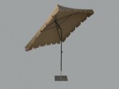Зонт садовый с поворотной рамой Maffei Allegro сталь, полиэстер серо-коричневый Фото 4
