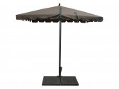 Зонт садовый с поворотной рамой Maffei Allegro алюминий, полиэстер серо-коричневый Фото 6