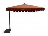Зонт садовый с поворотной рамой Maffei Allegro алюминий, TexMa терракотовый Фото 1