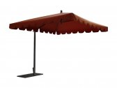 Зонт садовый с поворотной рамой Maffei Allegro алюминий, TexMa терракотовый Фото 2
