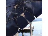 Зонт садовый с поворотной рамой Maffei Alux алюминий, полиэстер синий Фото 4