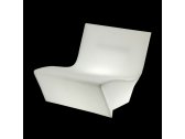 Кресло пластиковое светящееся SLIDE Kami Ichi Lighting полиэтилен белый Фото 3