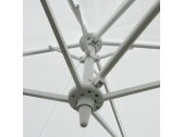 Зонт садовый с поворотной рамой Maffei Kronos ICE алюминий, полиэстер белый Фото 4
