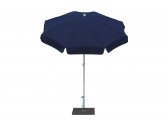 Зонт пляжный с поворотной рамой Maffei Venezia сталь, хлопок белый, синий Фото 1