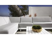 Комплект модульной мягкой мебели Grattoni Alvory алюминий, ткань sunbrella белый, светло-серый Фото 5