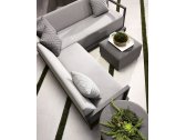 Комплект модульной мягкой мебели Grattoni Dawn алюминий, ткань sunbrella черный, темно-серый Фото 3