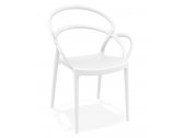 Кресло пластиковое Grattoni GS 1016 полипропилен белый Фото 1