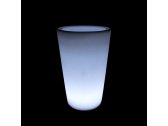Кашпо пластиковое светящееся LED Cone полиэтилен RGB Фото 3