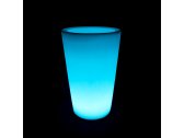 Кашпо пластиковое светящееся LED Cone полиэтилен RGB Фото 2