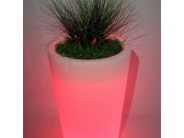 Кашпо пластиковое светящееся LED Cone полиэтилен RGB Фото 7