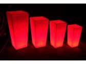 Кашпо пластиковое светящееся LED Quadrum полиэтилен RGB Фото 25