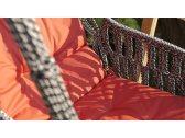 Кресло подвесное с каркасом Besta Fiesta Инка полиамидная нить серебристо-черный, оранжевый Фото 4