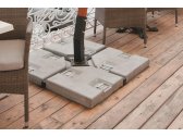 База для зонта утяжелительная 4SIS Ливорно, Корсика бетон серый Фото 2
