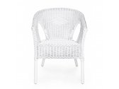 Кресло плетеное с подушкой Garden Relax Alliss натуральный ротанг белый Фото 7