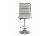 Барный стул мягкий Garden Relax Jackson сталь, искусственная кожа светло-серый Фото 2