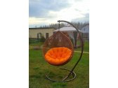 Кресло плетеное подвесное Ротанг Плюс Арриба сталь, искусственный ротанг коричневый Фото 6