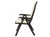 Кресло пластиковое складное Nardi Delta полипропилен, текстилен кофе, бежевый Фото 6