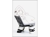 Кресло пластиковое SLIDE Low Lita Anniversary Edition полиэтилен черно-белый Фото 12
