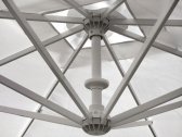 Зонт профессиональный двухкупольный OFV Fellini Alluminium T алюминий, акрил слоновая кость Фото 4