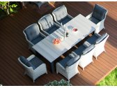 Комплект мебели Besta Fiesta Парклэнд Бергамо алюминий, искусственный ротанг серый Фото 1