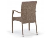 Кресло плетеное Afina Y379B-W56 Light Brown искусственный ротанг, сталь светло-коричневый Фото 2