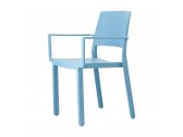 Кресло пластиковое Scab Design Kate стеклопластик голубой Фото 3