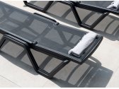 Шезлонг-лежак пластиковый Scab Design Vela технополимер, текстилен антрацит Фото 6