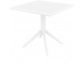 Стол пластиковый Siesta Contract Sky Table 80 металл, пластик белый Фото 9