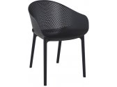 Кресло пластиковое Siesta Contract Sky стеклопластик, полипропилен черный Фото 1