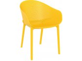 Кресло пластиковое Siesta Contract Sky стеклопластик, полипропилен желтый Фото 1