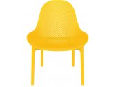 Лаунж-кресло пластиковое Siesta Contract Sky Lounge стеклопластик, полипропилен желтый Фото 5
