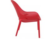 Лаунж-кресло пластиковое Siesta Contract Sky Lounge стеклопластик, полипропилен красный Фото 6