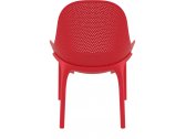 Лаунж-кресло пластиковое Siesta Contract Sky Lounge стеклопластик, полипропилен красный Фото 8