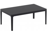 Столик пластиковый журнальный Siesta Contract Sky Lounge Table сталь, пластик черный Фото 1