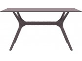 Стол пластиковый Siesta Contract Ibiza Table 140 пластик, ламинат HPL коричневый Фото 5
