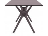 Стол пластиковый Siesta Contract Ibiza Table 180 пластик, ламинат HPL коричневый Фото 6