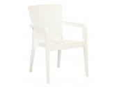 Кресло пластиковое DELTA Alberta полипропилен белый Фото 1